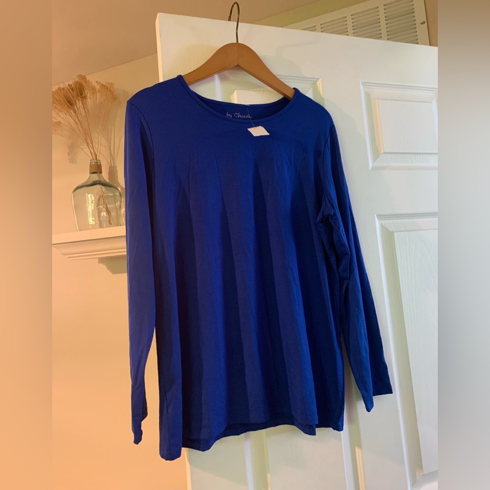 Chico’s size 3 long sleeve shirt layering shirt